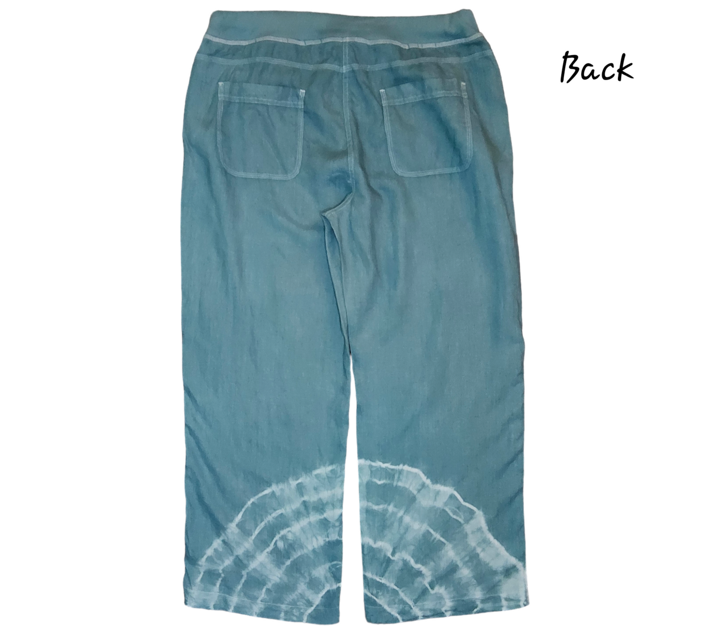Tie Dye linen trousers - size 16