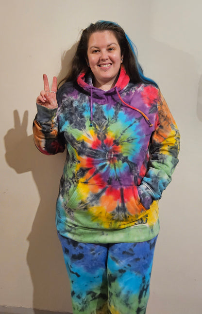 Emo Rainbow hoody - XL