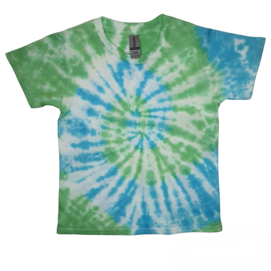 Green and blue kids t-shirt