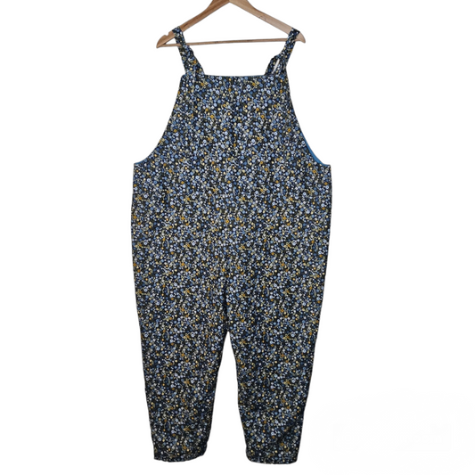 Floral Dungarees- made to order