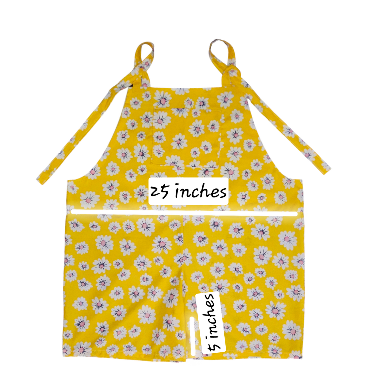 Daisy dungaree shorts- size 18-20
